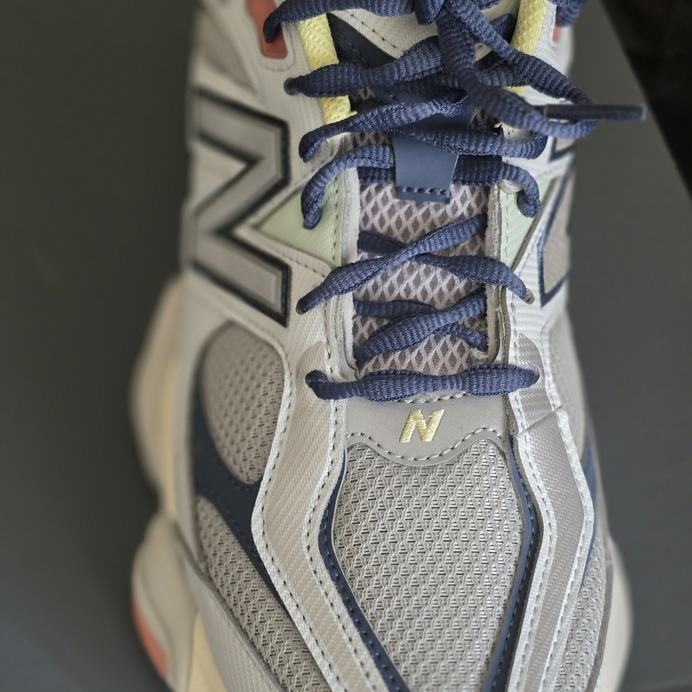 New Balance Gray and Blue Sneakers